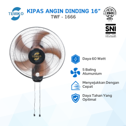 Kipas Angin Dinding 16 Inch TWF-1666 Kipas Angin Dinding 16 Inch TWF-1666